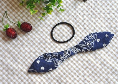 How to make rabbit hair hair tie for baby to welcome the Mid-Autumn Festival Picture 5