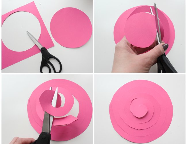 How to make simple 20 - 10 rose cards for moms Picture 2