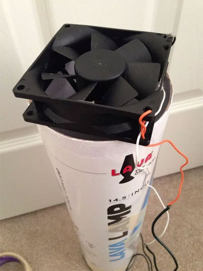 How to make super simple mini fan radiator fan Picture 3