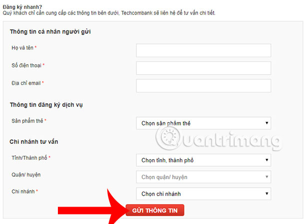 How to make Techcombank Online card Picture 4