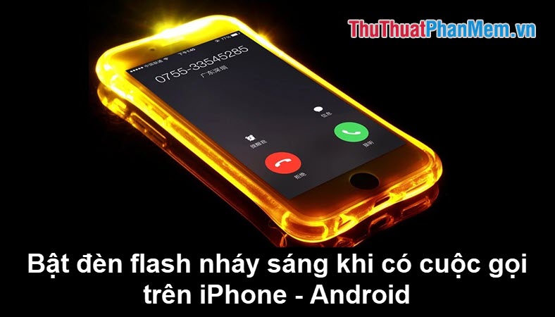 How to make the flash fire when an incoming call comes on iPhone and Android Picture 1