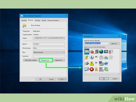 How to Make the Show Desktop Icon in Windows Quick Launch Toolbar Picture 11