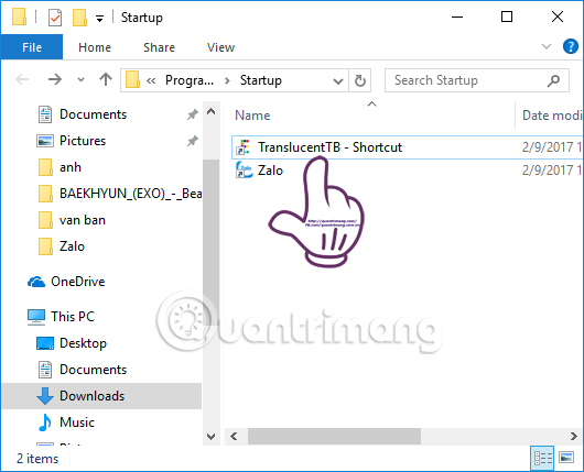 How to make transparent Taskbar on Windows 10 using TranslucentTB Picture 6