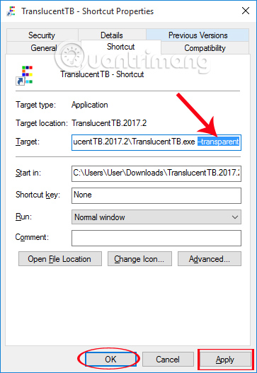 How to make transparent Taskbar on Windows 10 using TranslucentTB Picture 8