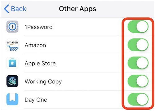 How to manage access to applications with Face ID on iPhone X Picture 3