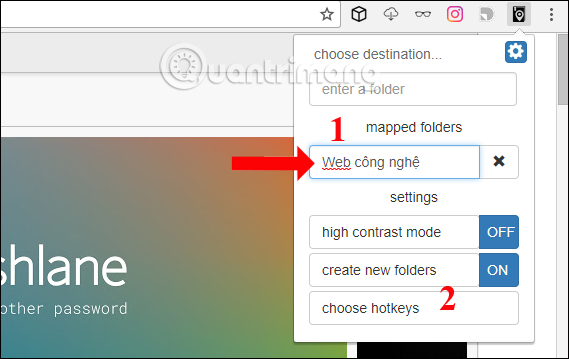 How to manage Chrome bookmark folder by shortcut Picture 4
