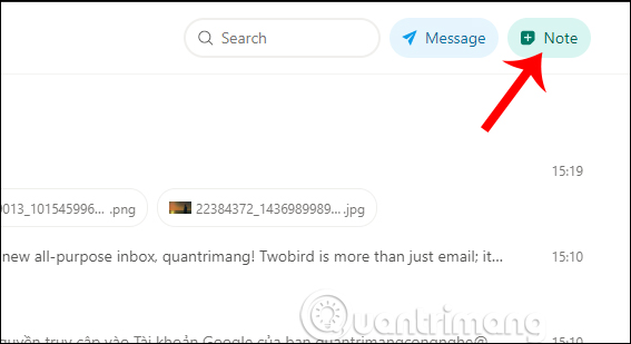 Twobird email