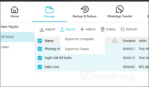 How to manage iPhone data on Windows with iCareFone Picture 10