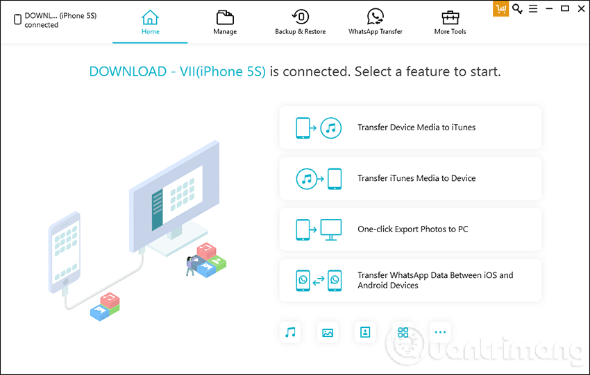 How to manage iPhone data on Windows with iCareFone Picture 3