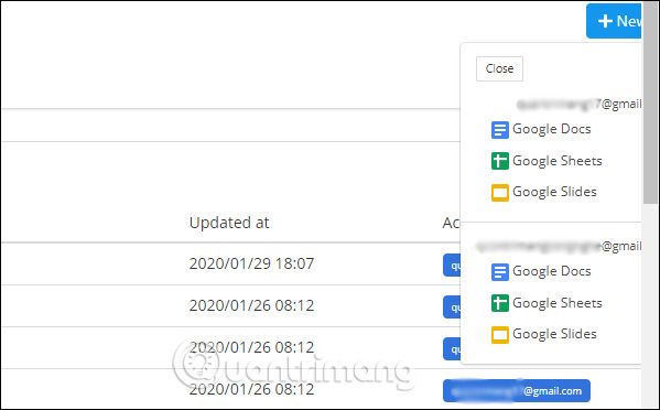 How to manage multiple Google Drive accounts on Databox Picture 5