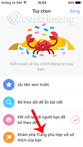 How to manage News Feed on Facebook application Picture 13