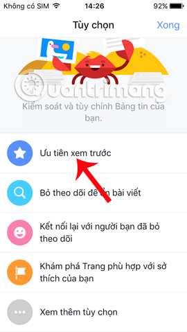 How to manage News Feed on Facebook application Picture 3