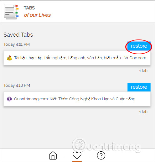 How to manage open tabs on Chrome with Tabs of our Lives Picture 3