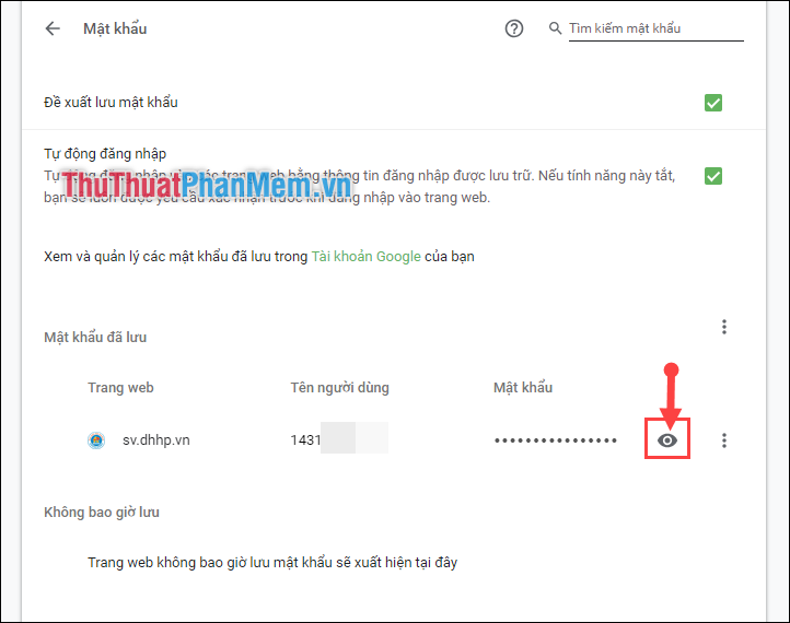 How to manage passwords on Chrome, Coc Coc, Edge, Firefox browsers Picture 10