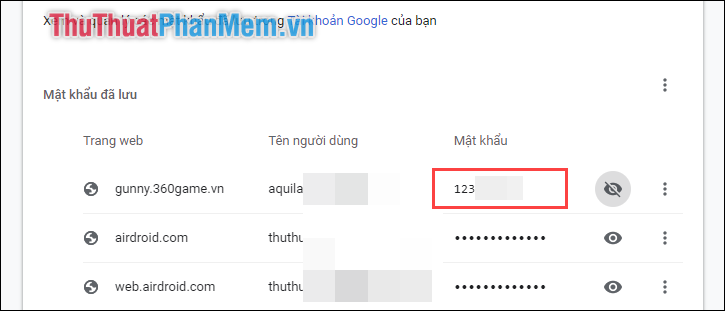 How to manage passwords on Chrome, Coc Coc, Edge, Firefox browsers Picture 7