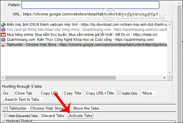 How to manage tabs on Chrome with Tabhunter Picture 6