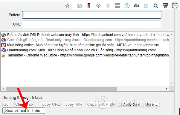 How to manage tabs on Chrome with Tabhunter Picture 7