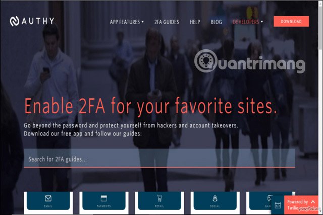 How to manage two-factor authentication accounts (2FA) with Authy Picture 1