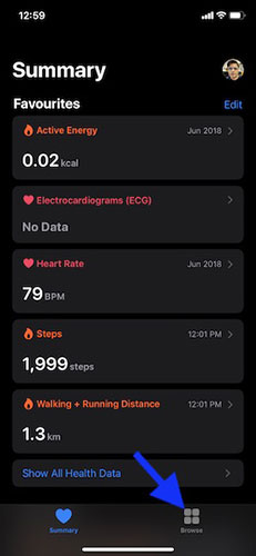 How to manually add data to the Health app on iPhone Picture 1
