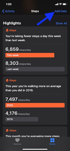 How to manually add data to the Health app on iPhone Picture 4