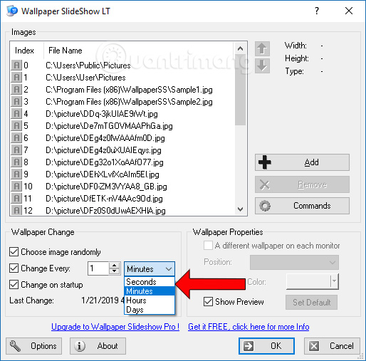 How to manually change the wallpaper with Wallpaper Slideshow LT Picture 6