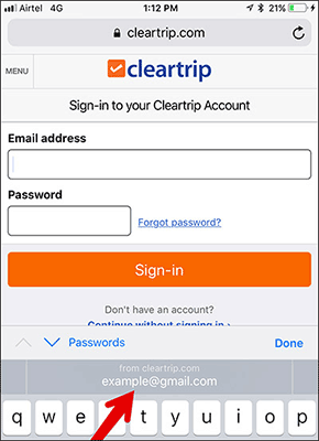 How to manually enter passwords on iPhone, iPad for applications, websites Picture 5