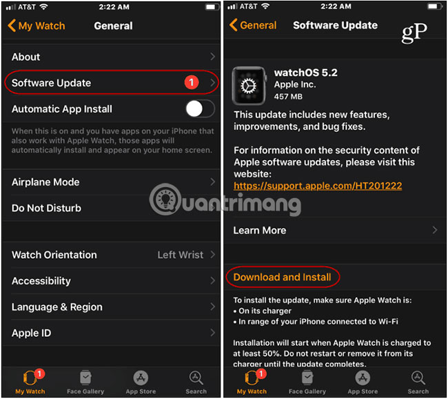 How to manually update Apple Watch Picture 1