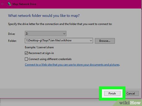 Picture 13 of How to Map a Network Drive