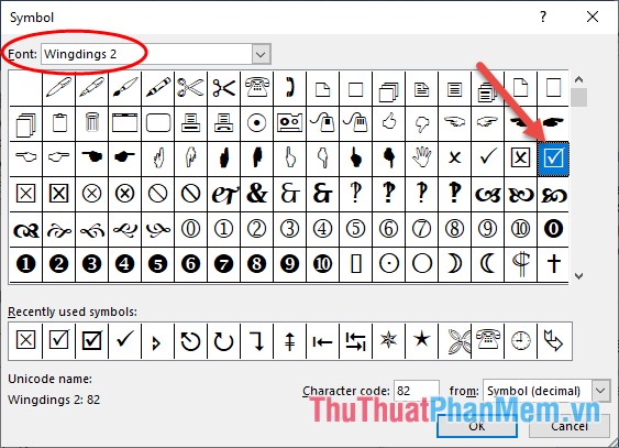 How to mark a tick in Word Picture 13