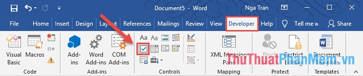 How to mark a tick in Word Picture 8
