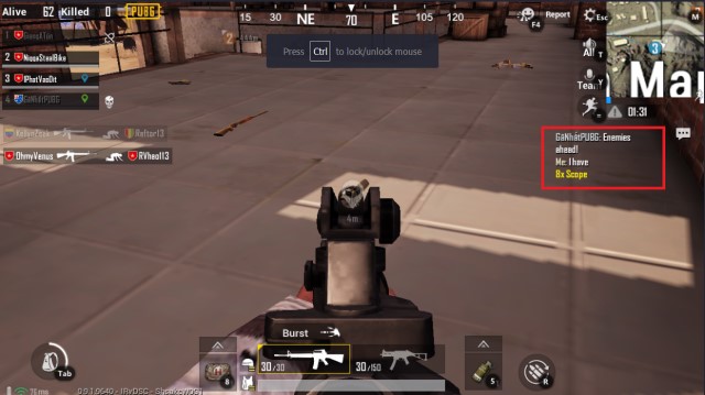 How to mark the map position in PUBG Mobile Picture 3