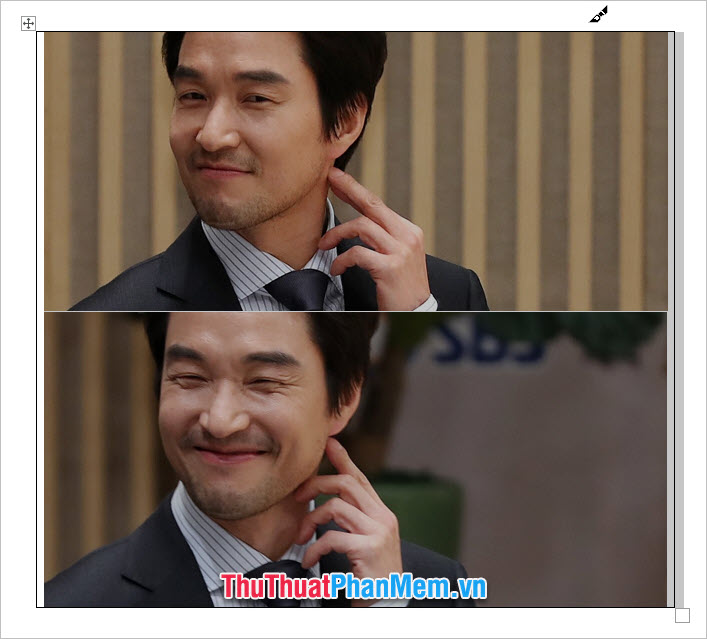 How to merge 2 images into 1 frame in Word Picture 10