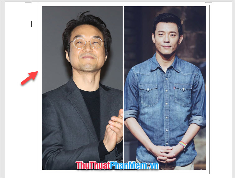 How to merge 2 images into 1 frame in Word Picture 18