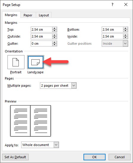 view two pages side by side in microsoft word for mac