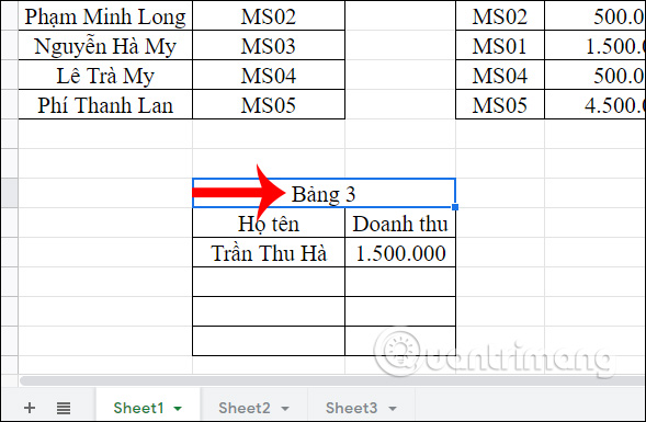 How to merge cells in Google Sheets Picture 5
