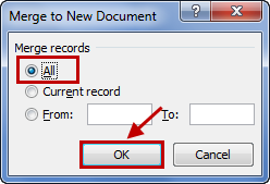 How to merge mail (Mail Merge) in Word Picture 15