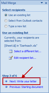 How to merge mail (Mail Merge) in Word Picture 8