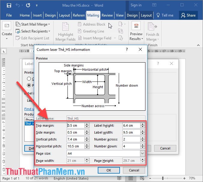 How to merge messages that contain images in Word 2016 Picture 8