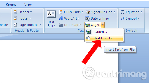 How to merge multiple Word files into a single file Picture 2