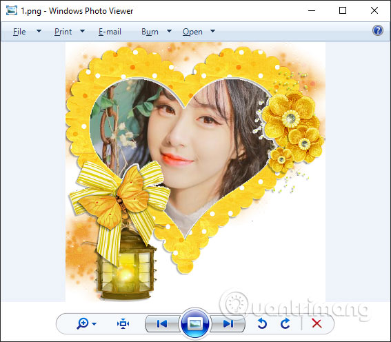 How to merge photos into the frame on Paint Picture 10