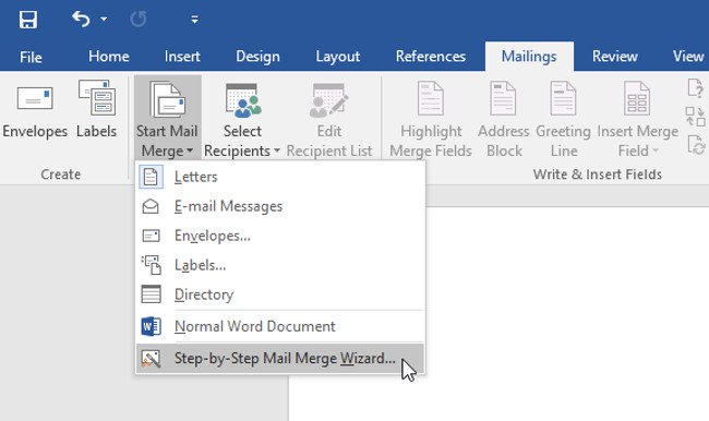 How to merge text, merge Mail Merge messages in Word 2016 - TipsMake.com