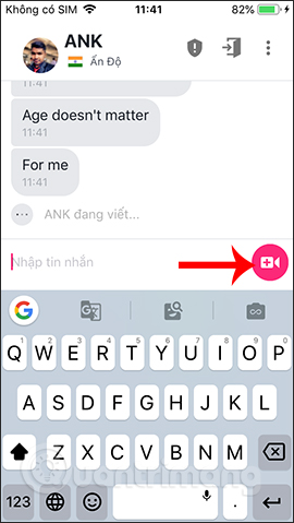How to message, video chat on Ablo Picture 23