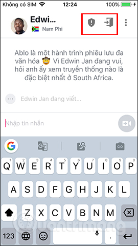 How to message, video chat on Ablo Picture 26