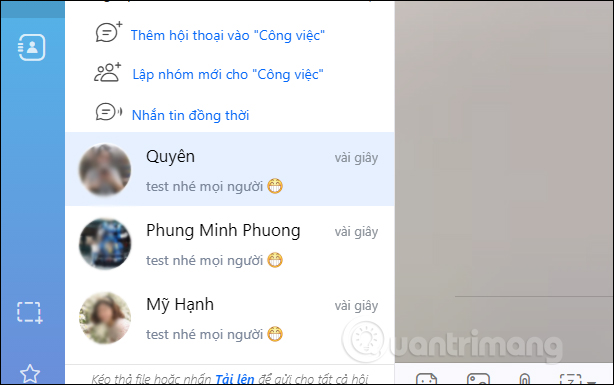 How to message Zalo at the same time for many people Picture 4