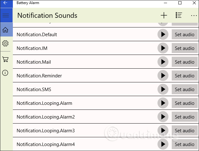 How to monitor laptop battery with Battery Alarm on Windows 10 Picture 6