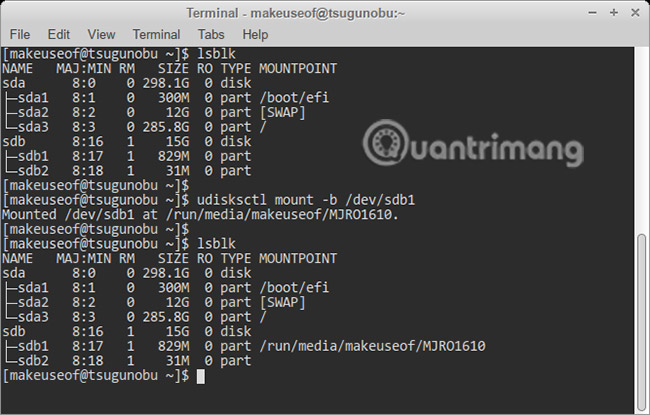 How to mount the hard drive and partition using the Linux command line Picture 2