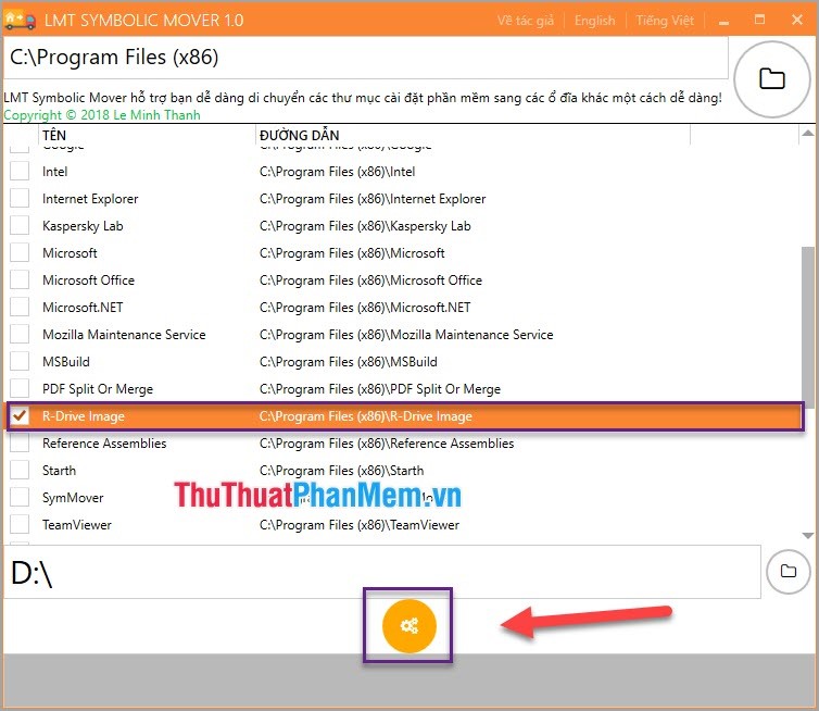How to move an installed application from drive C to drive D or another drive on Windows 10 Picture 5