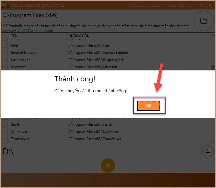 How to move an installed application from drive C to drive D or another drive on Windows 10 Picture 6