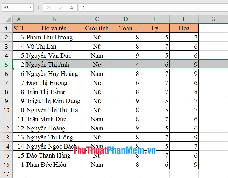 How to move rows and columns in Excel Picture 15