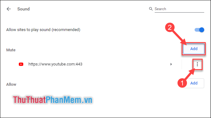 How to mute, disable sound Tab automatically on Chrome browser, Coc Coc, Firefox Picture 11